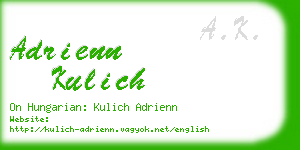 adrienn kulich business card